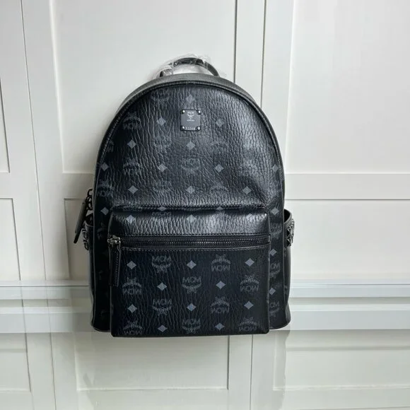 MCM Blcak Backpacks bags size 21*27*10cm - Picture 2 of 9